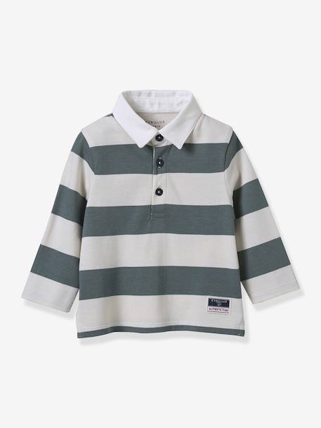 Bébé-T-shirt, sous-pull-Polo rugby bébé coton biologique