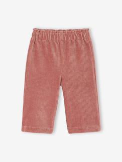Pantalon bébé en velours forme large  - vertbaudet enfant