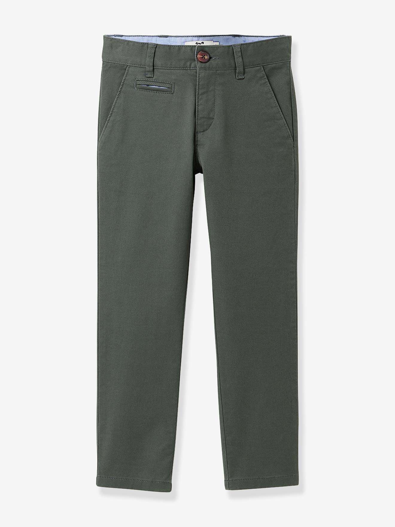 Pantalon Chino Garçon Vert