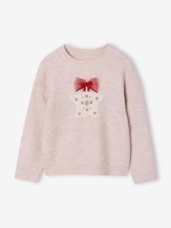 Pull fille noël étoile fil brillant  - vertbaudet enfant