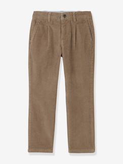 -Pantalon chino garçon en velours