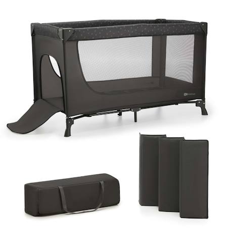 Kinderkraft - Lit Parapluie Pliant Pour Bebe Lit De Voyage Et Parc Black