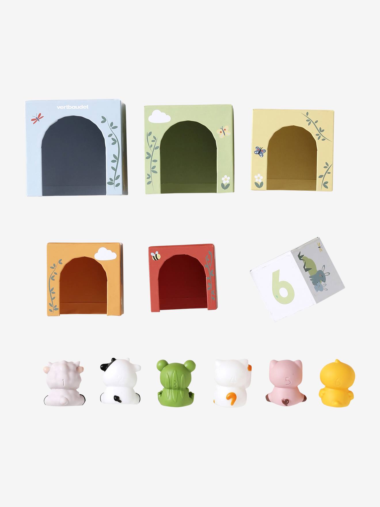 Tour de cubes avec marionnettes à doigts vert (Vertbaudet) - Image 2