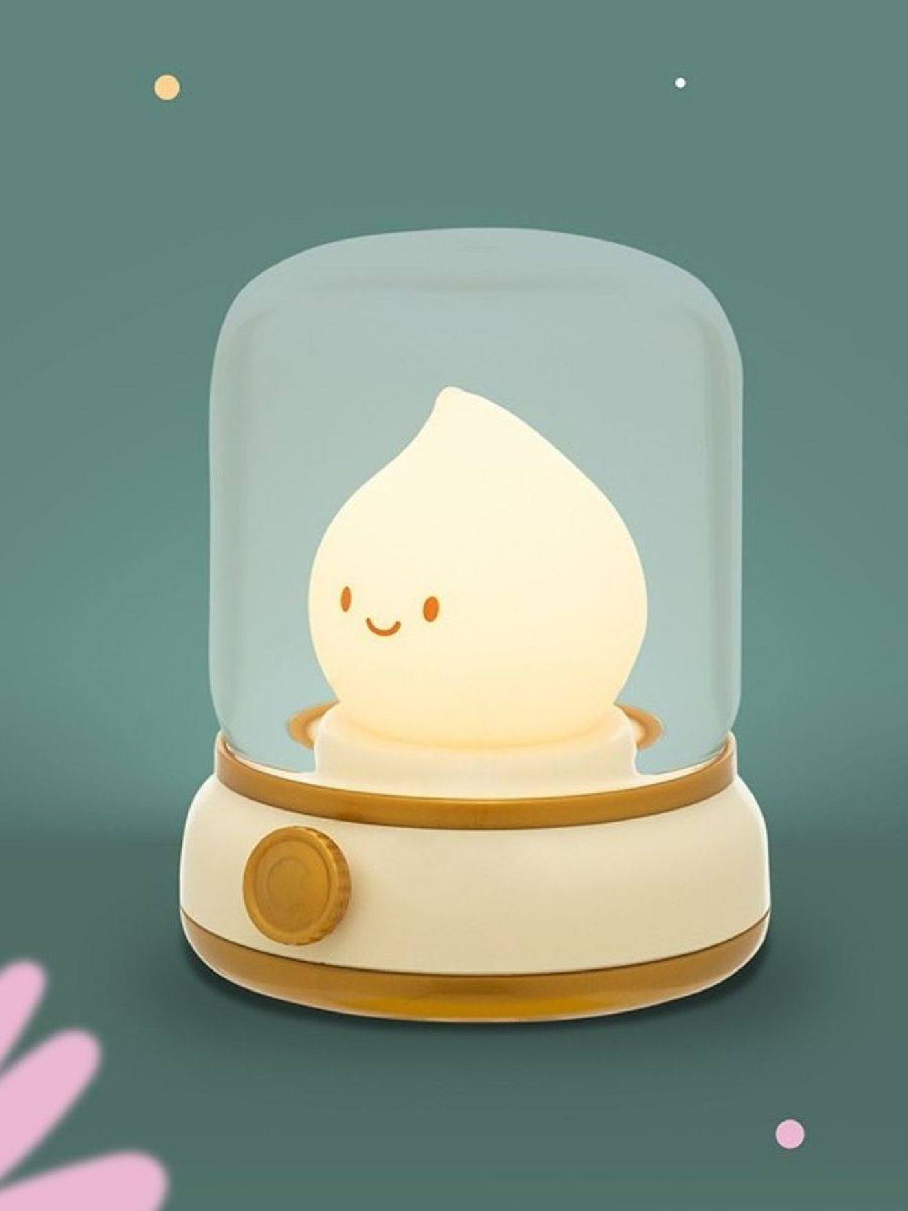 Veilleuse rechargeable Petite flamme jaune