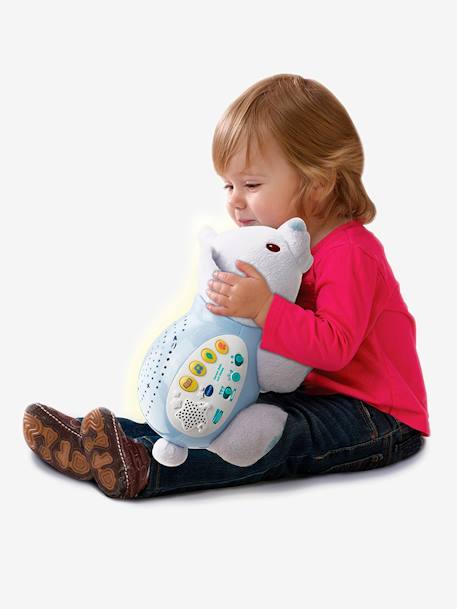 VTech - Veuilleuse Ourson Dodo Nuit étoilée - Blanc