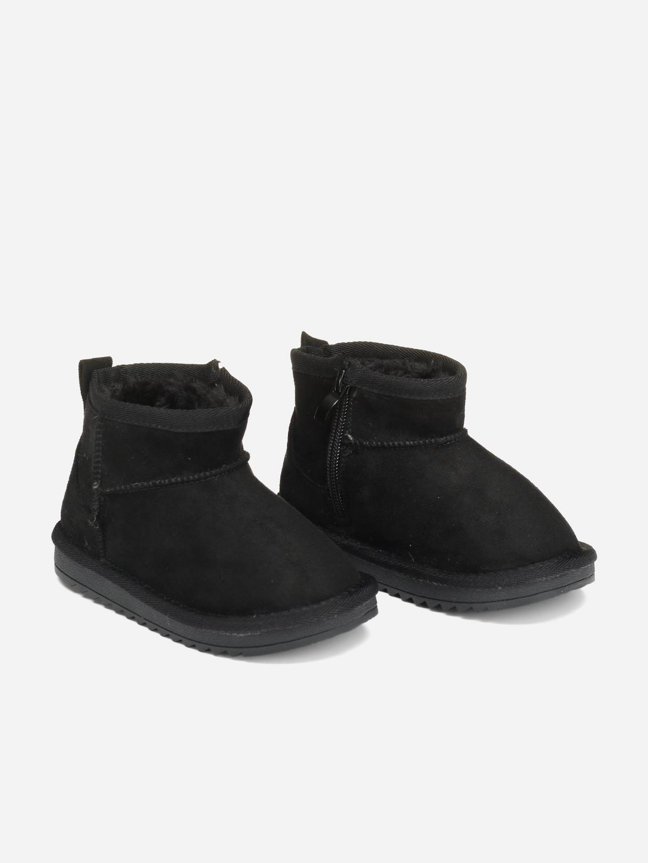 Bottines À Zip Noir