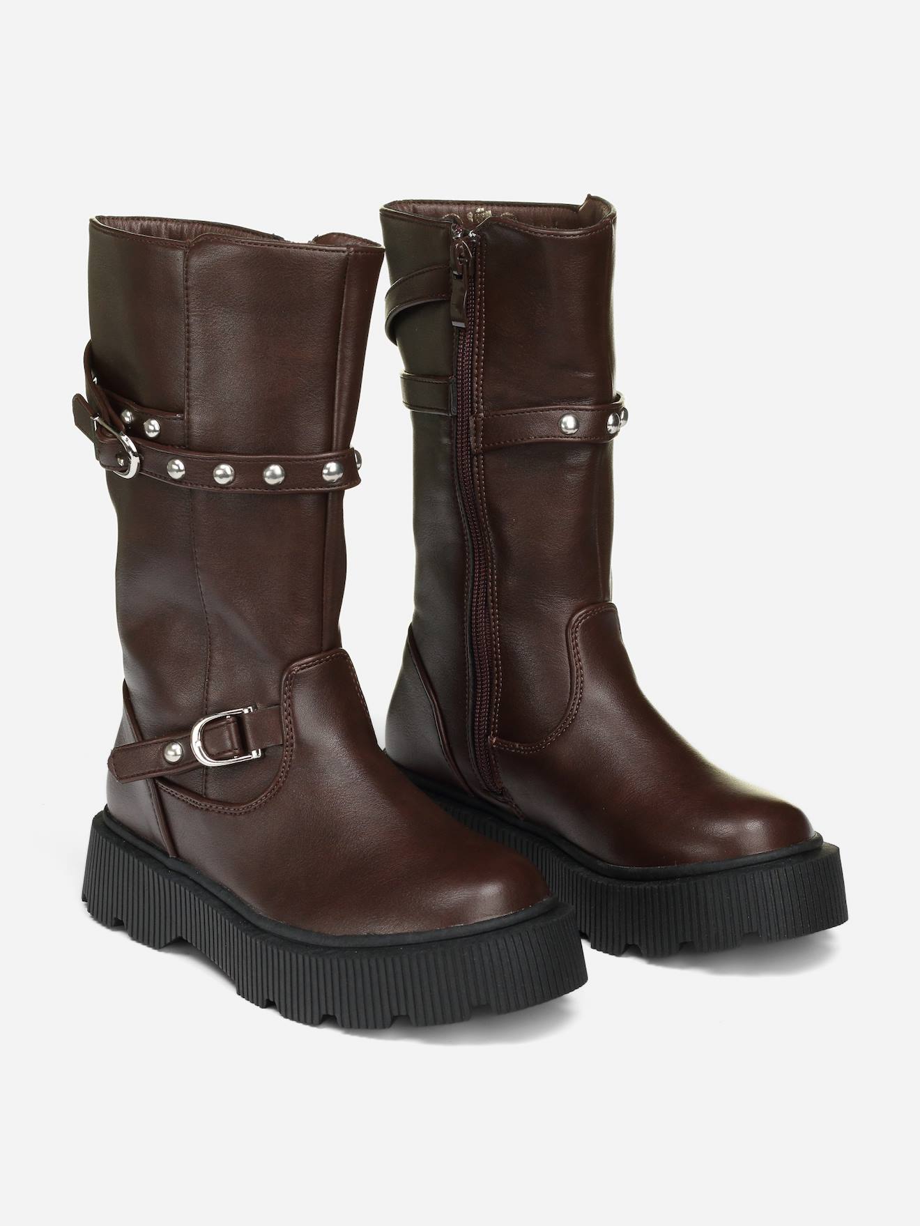 Bottes Montantes Marron Bottes Montantes Marron
