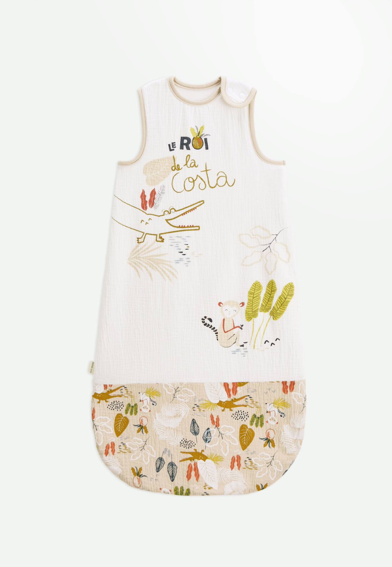 Gigoteuse D'été En Gaze De Coton Costa Vert