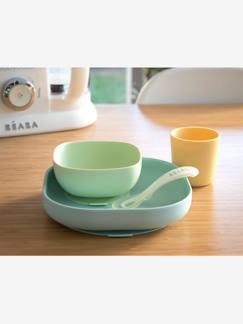 Puériculture-Repas-Set vaisselle 4 pièces silicone