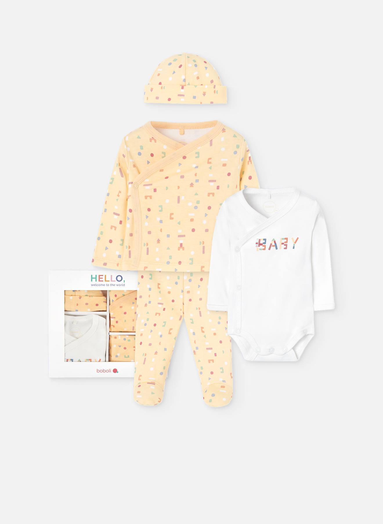 Ensemble Bébé En Tricot Multicolore