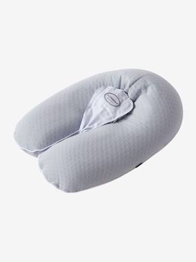 Coussin de maternité et d'allaitement évolutif CANDIDE Multirelax + gris bleuté/pois