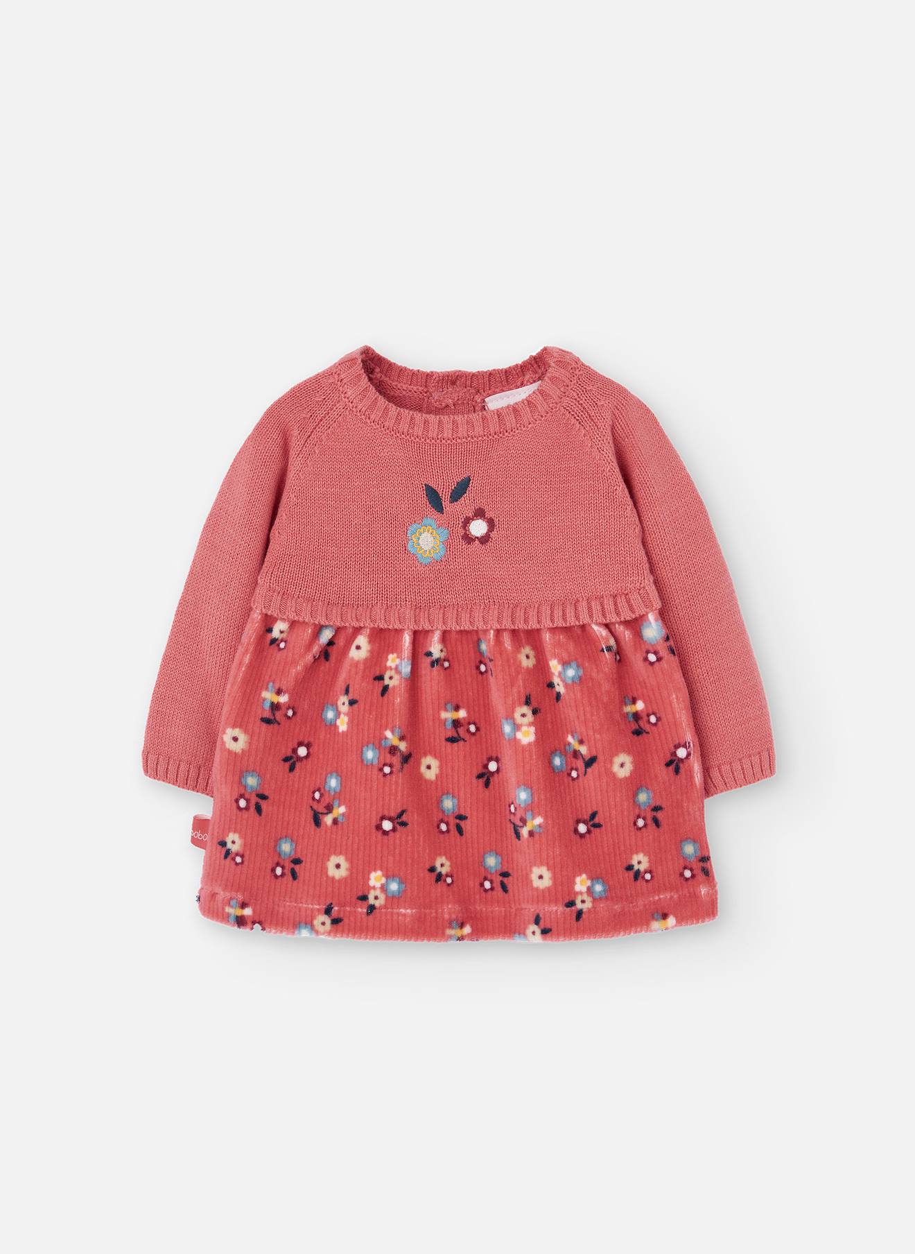 Robe Bébé Avec Fleurs Rose