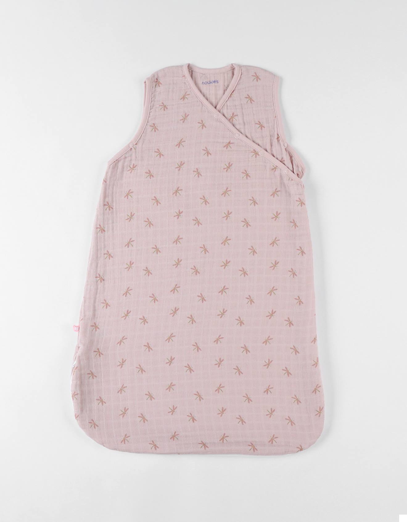 Gigoteuse Libellules En Mousseline Ouatinée Rose