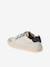 Baskets enfant garçon cuir à scratchs écru+lot blanc 5 - vertbaudet enfant 