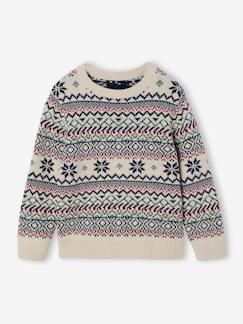 -Pull garçon jacquard