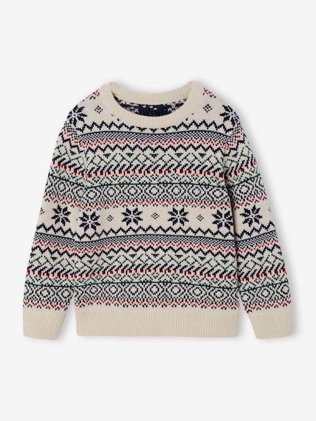 Garçon-Pull, gilet, sweat-Pull garçon jacquard