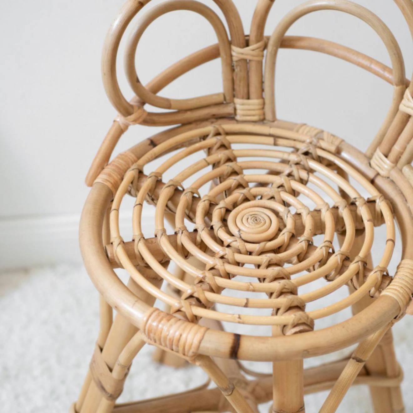 Tabouret En Rotin - Bali Naturel (Saudara) - Image 1