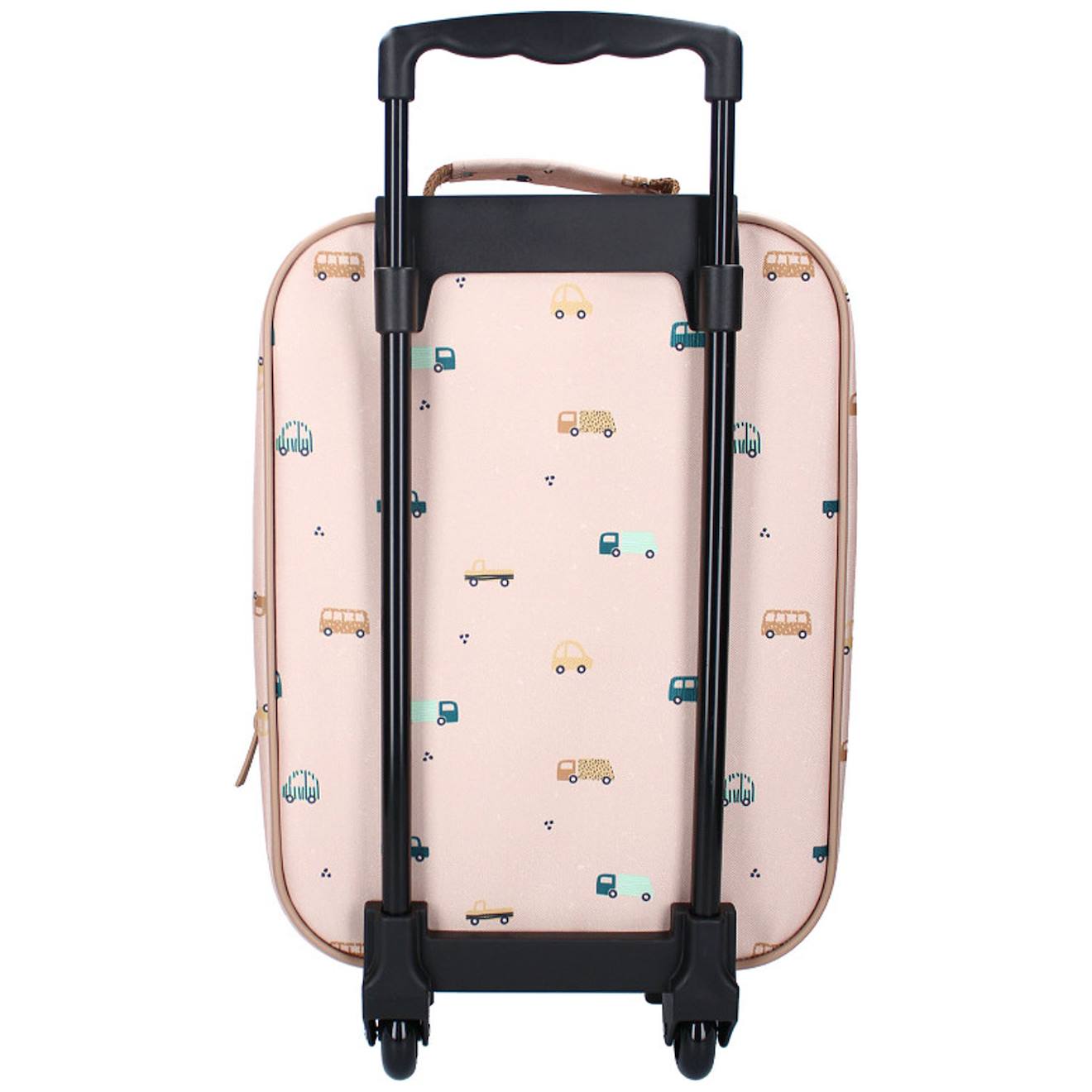 Valise À Roulettes Enfant Voitures Beige Beige, Bleu, Marron (Kidzroom) - Image 1