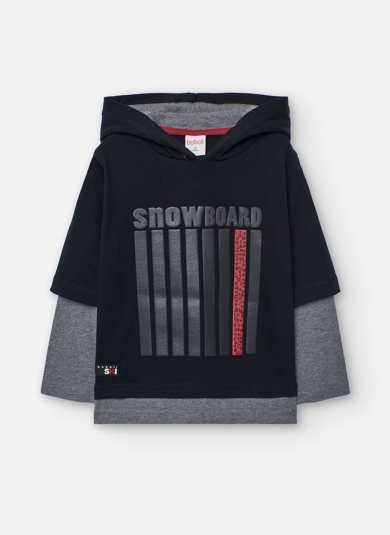 T-shirt A Capuche Noir