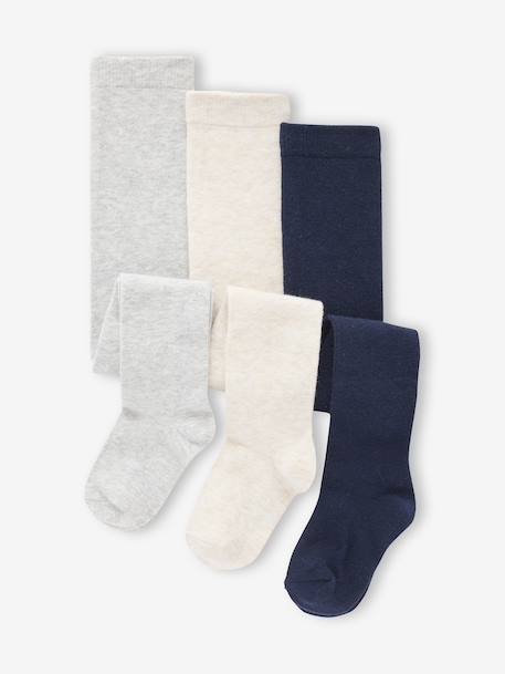Bébé-Lot de 3 collants bébé maille