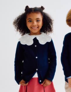 Gilet en maille à col rond  - vertbaudet enfant