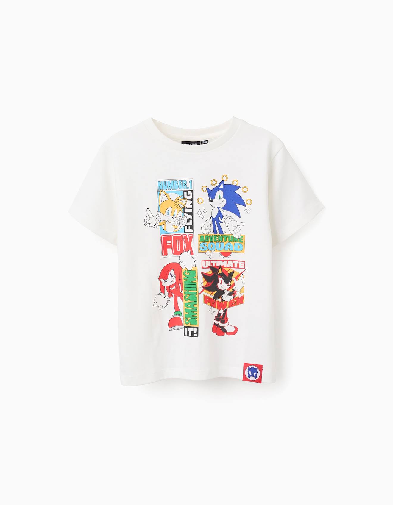 T-shirt En Coton Sonic Blanc