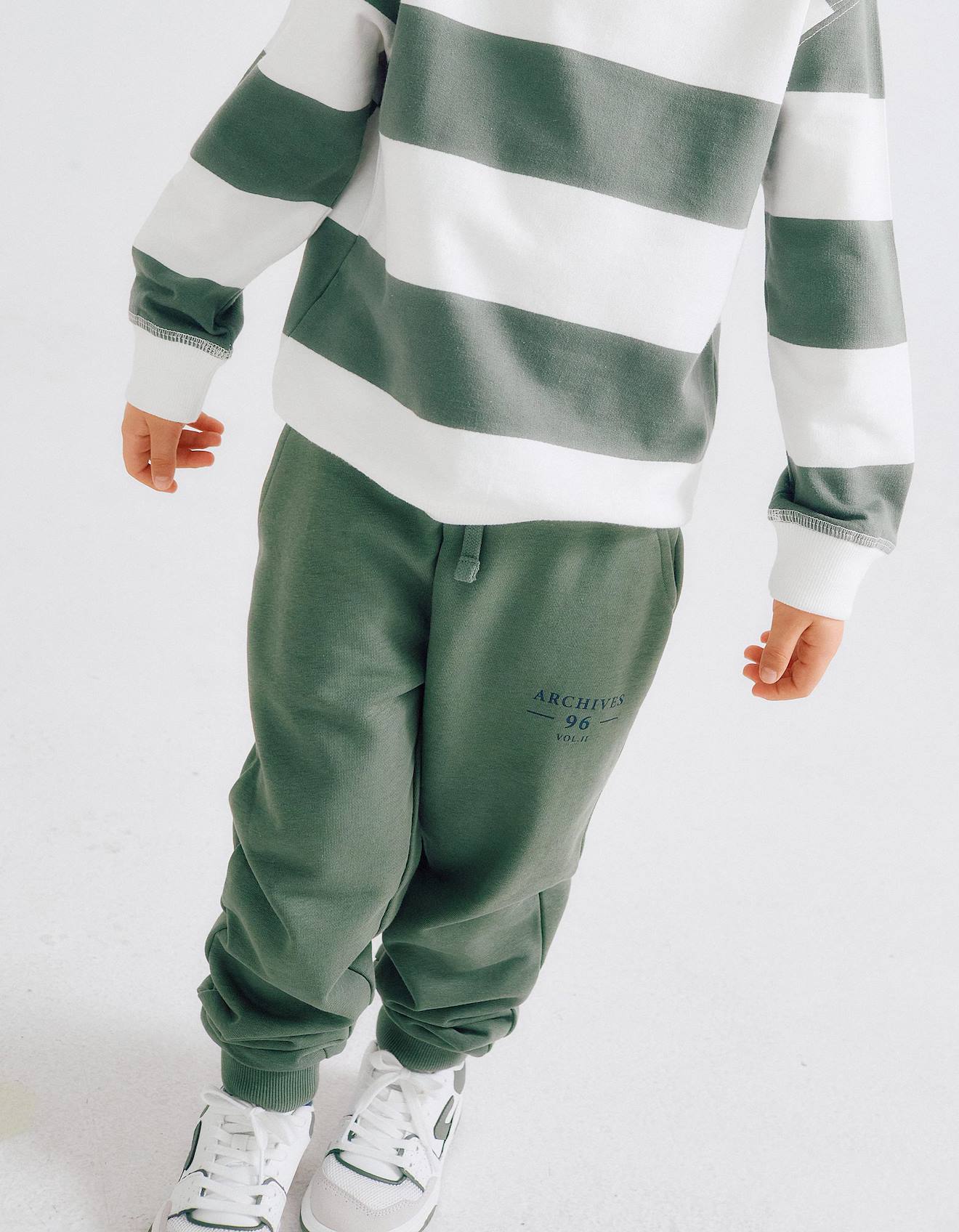 Pantalon De Jogging À Cordon Vert Foncé