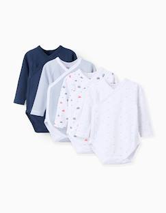 Bébé-Body-Lot de 4 cross bodies "cars"