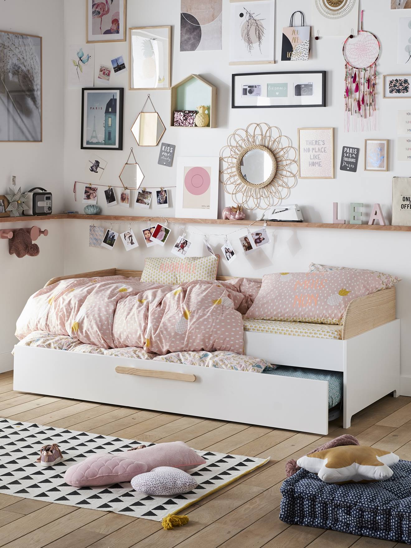 Lit gigogne enfant GUEST blanc