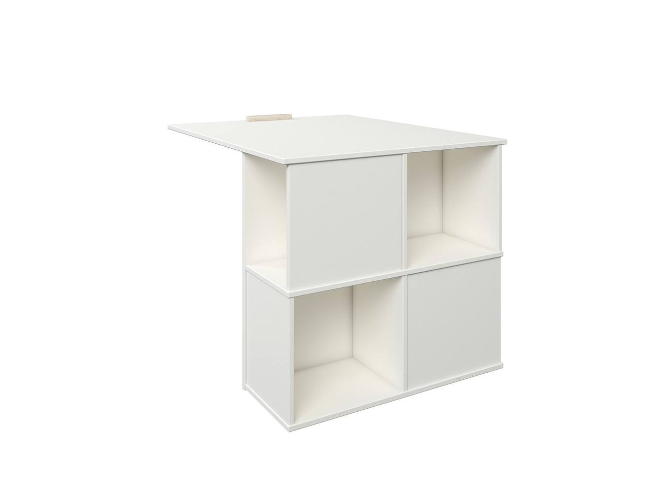 Bureau Avec Rangement Pour Lit Jade Blanc