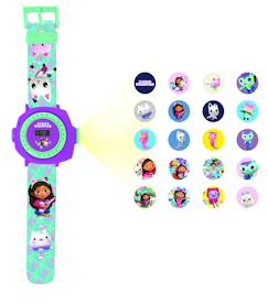 Jouet-Montre digitale avec projection gabby et la maison magique