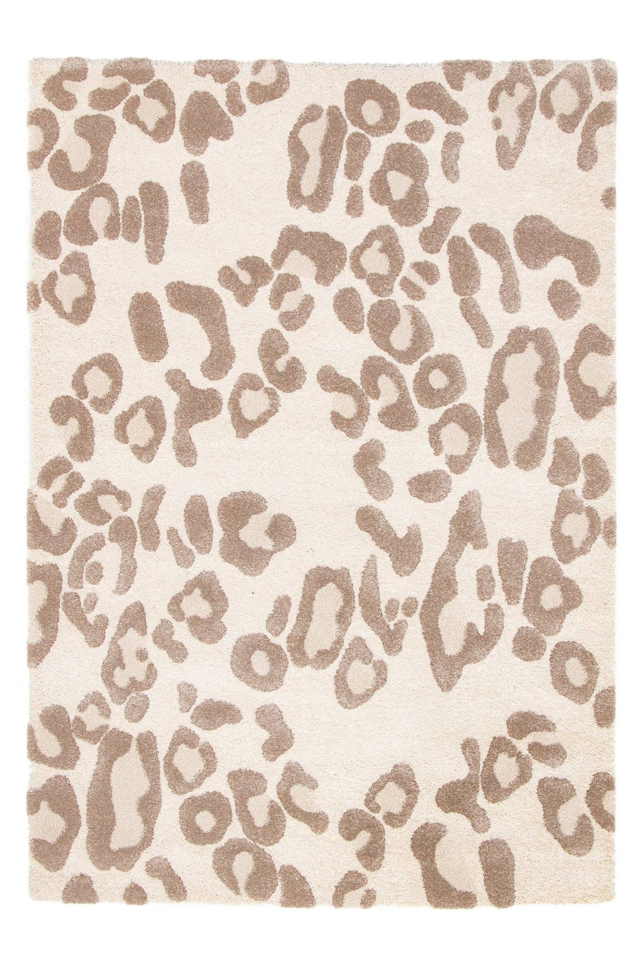 Tapis aux motifs leopard wilderness beige