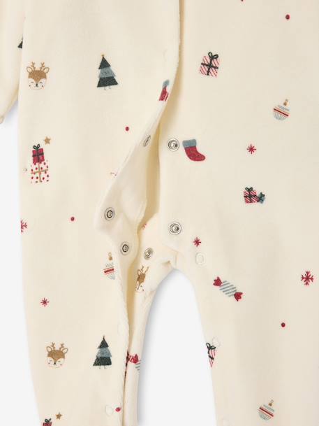 Ensemble 3 pièces bébé coffret cadeau Noël écru 3 - vertbaudet enfant 