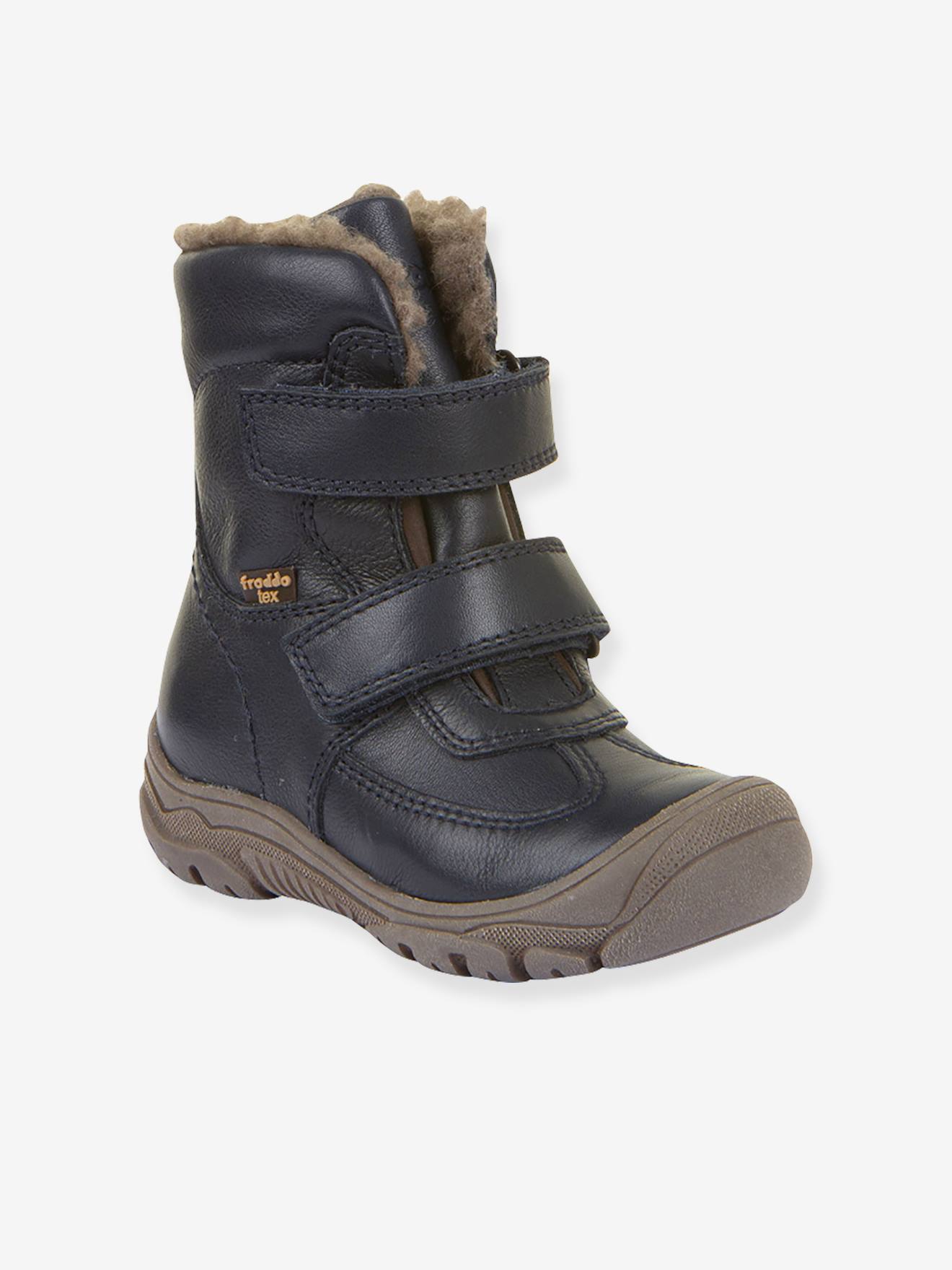 Boots garçon LINZ WOOL TEX HIGH Froddo bleu nuit