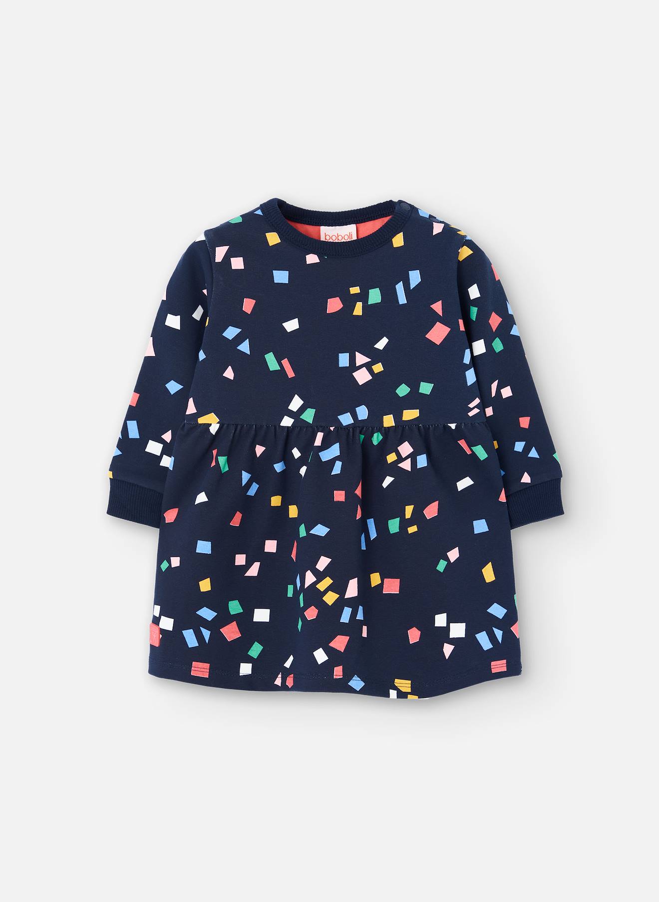 Robe À Motifs Géométriques Multicolore