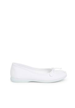 Ballerines pour fille  en toile avec ruban  - vertbaudet enfant