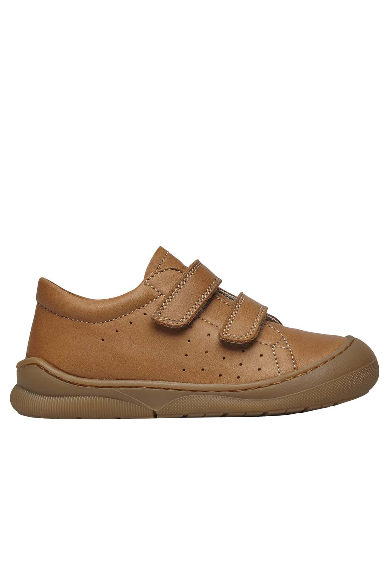 Chaussures Premiers Pas En Cuir Gabby Vl Cognac