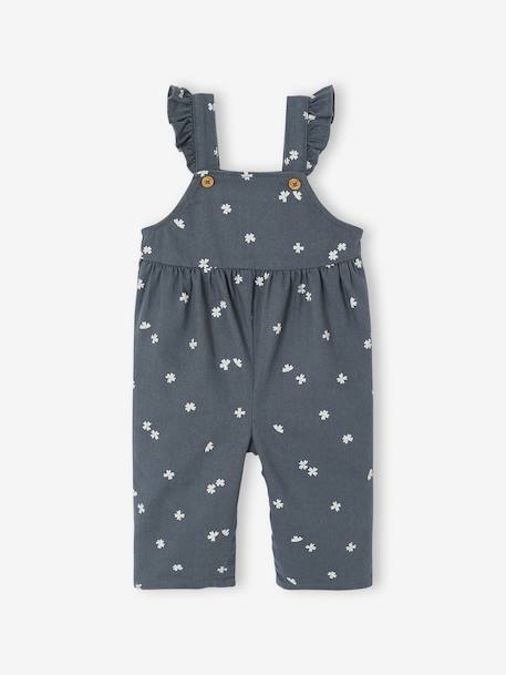 Bébé-Salopette, combinaison-Salopette bébé en twill imprimée