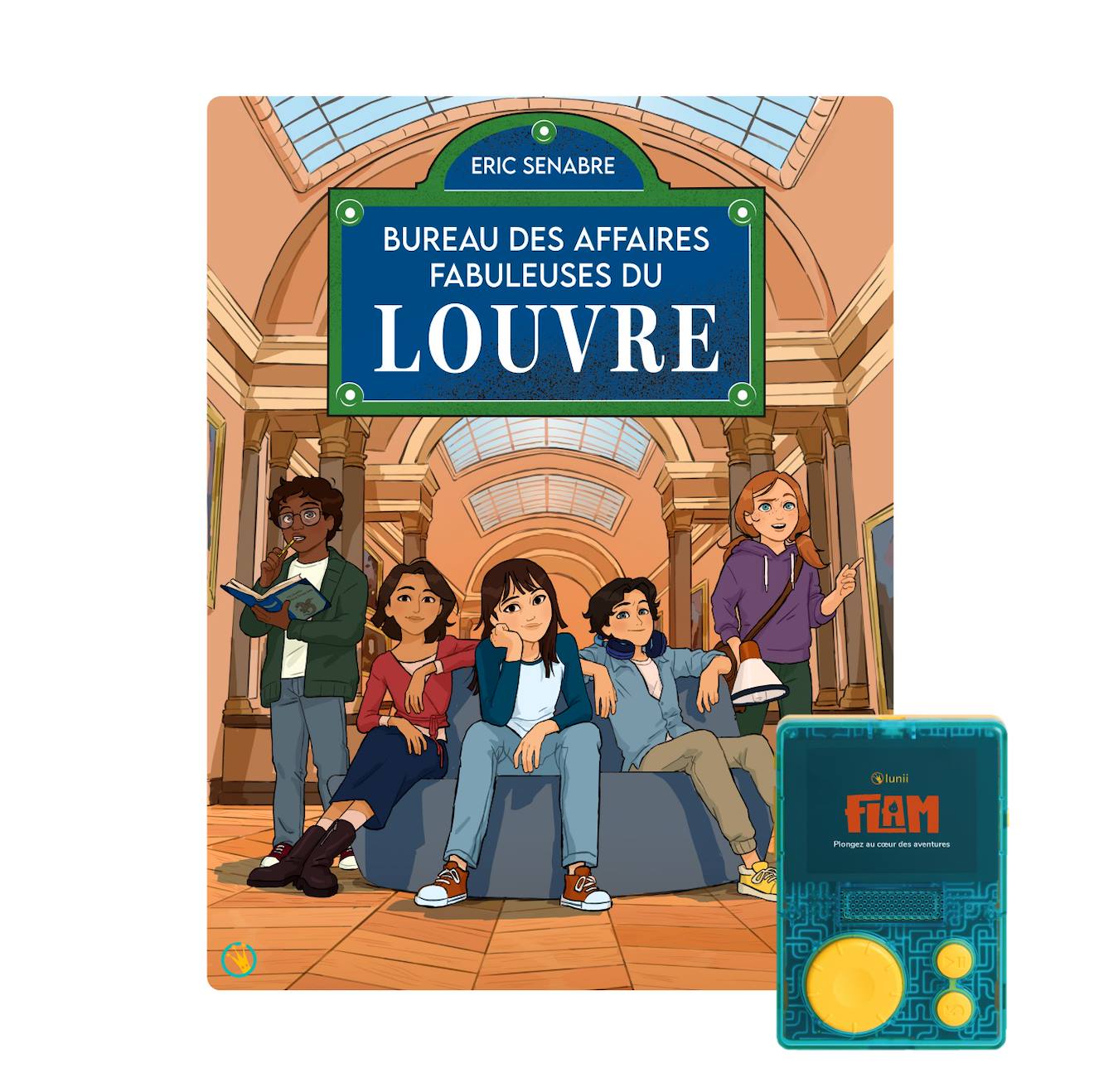 Coffret Le Bureau Des Affaires Fabuleuses Du Louvre - Livre Audio Interactif Dés 9 Ans À Écouter Sur Flam Multicolore