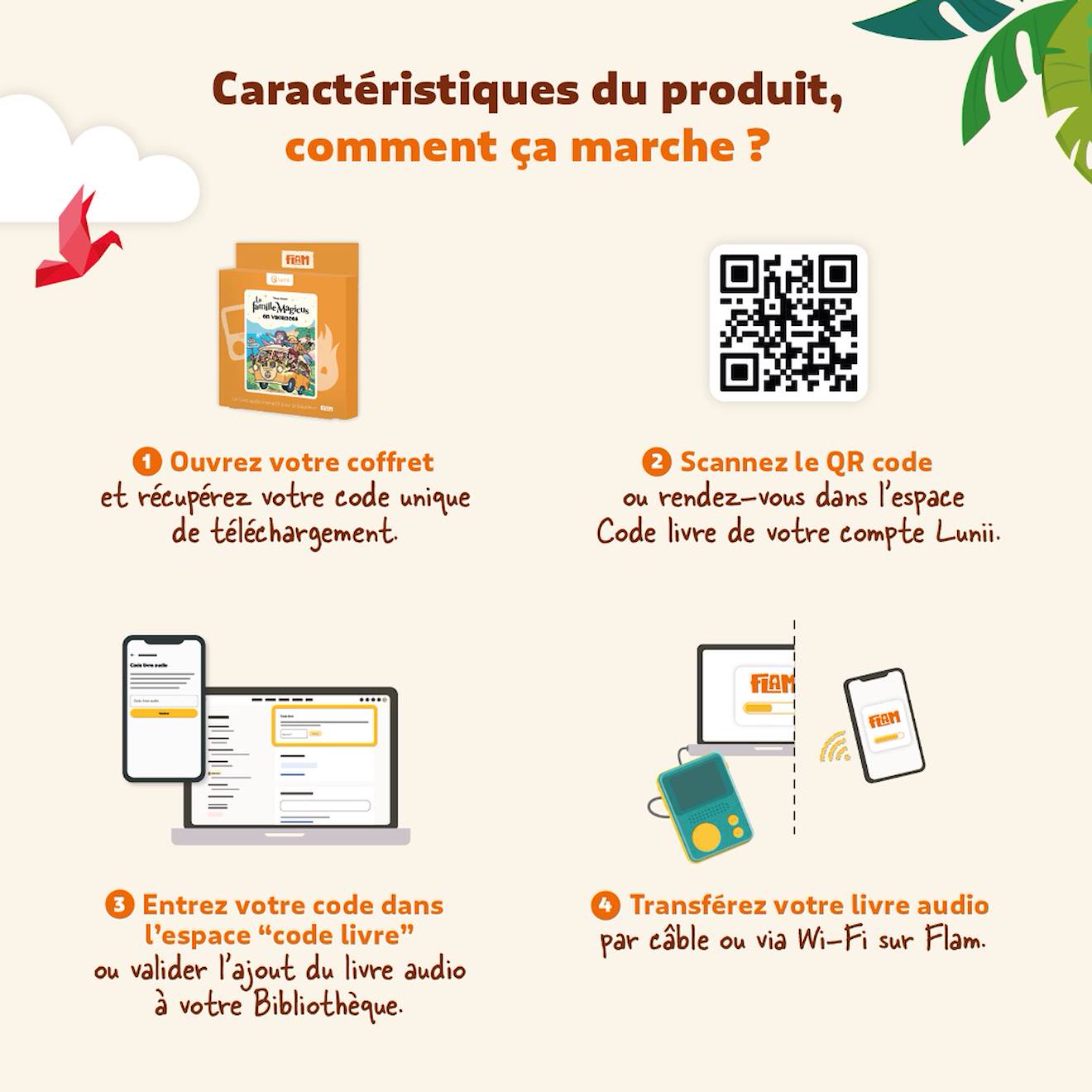 Lunii - Casque audio vert - pour les enfants de 3 à 8 ans LUNII