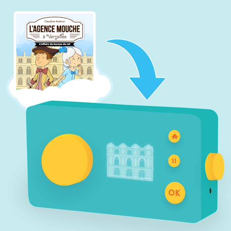 L'agence mouche à Versailles - Livre audio interactif pour Ma Fabrique à Histoires MULTICOLORE 3 - vertbaudet enfant 