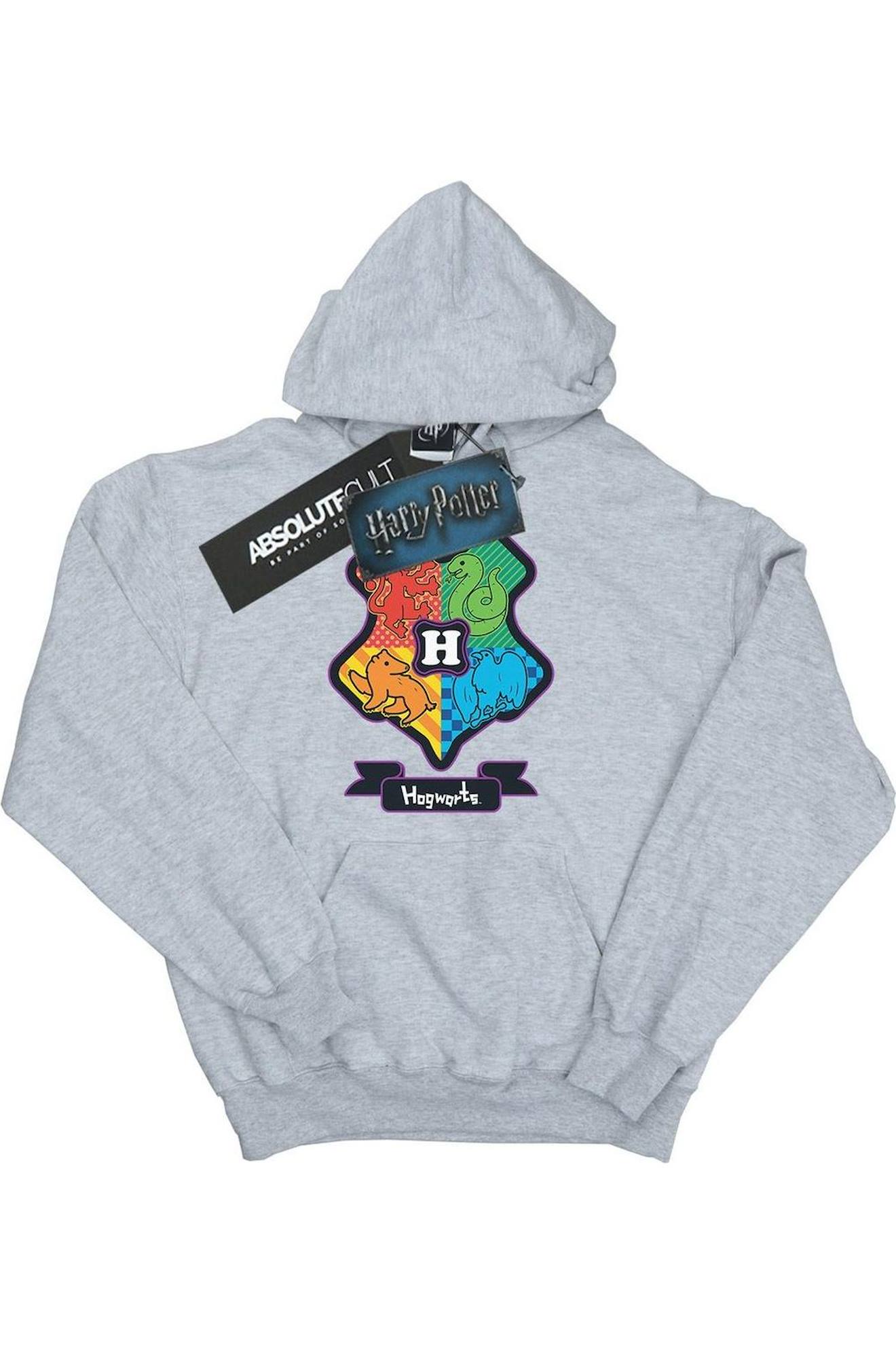 Sweat Capuche Coton Harry Potter Gris Chin 38 €
