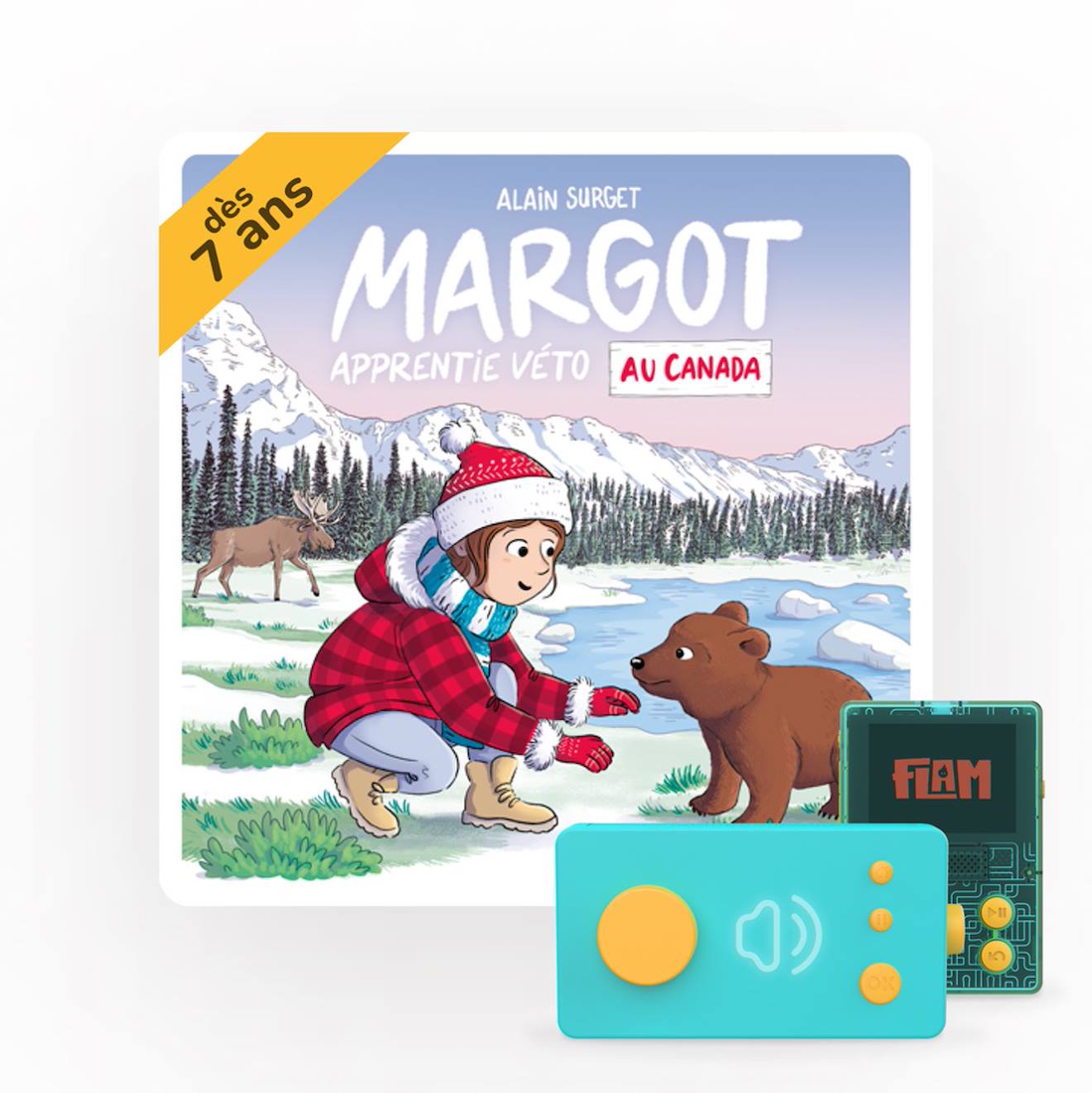 Margot Apprentie Véto Au Canada - Livre Audio Interactif Pour Ma Fabrique À Histoires Multicolore