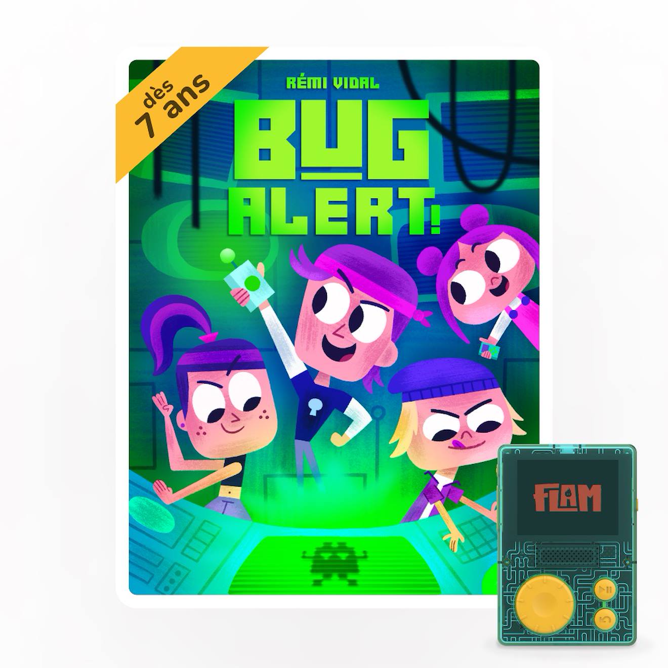 Bug Alert - Livre Audio Interactif Pour Flam Multicolore