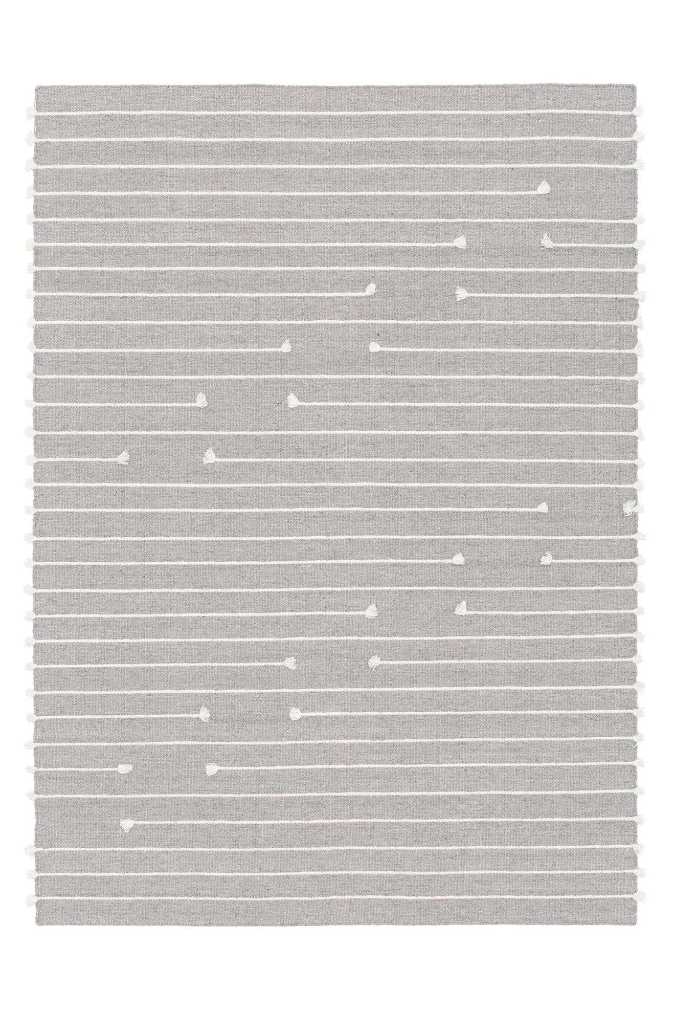 Tapis Naturel 100% Laine Shiraz Gris