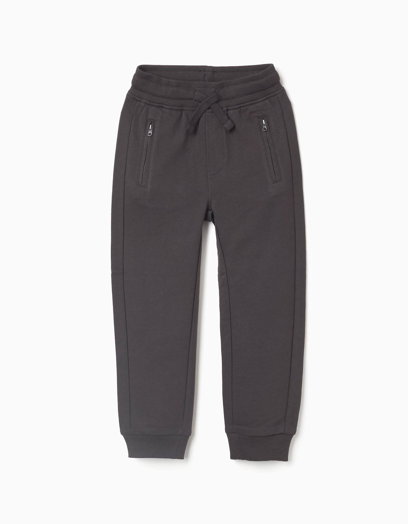 Pantalon Jogpant Avec Poches Scellées Noir