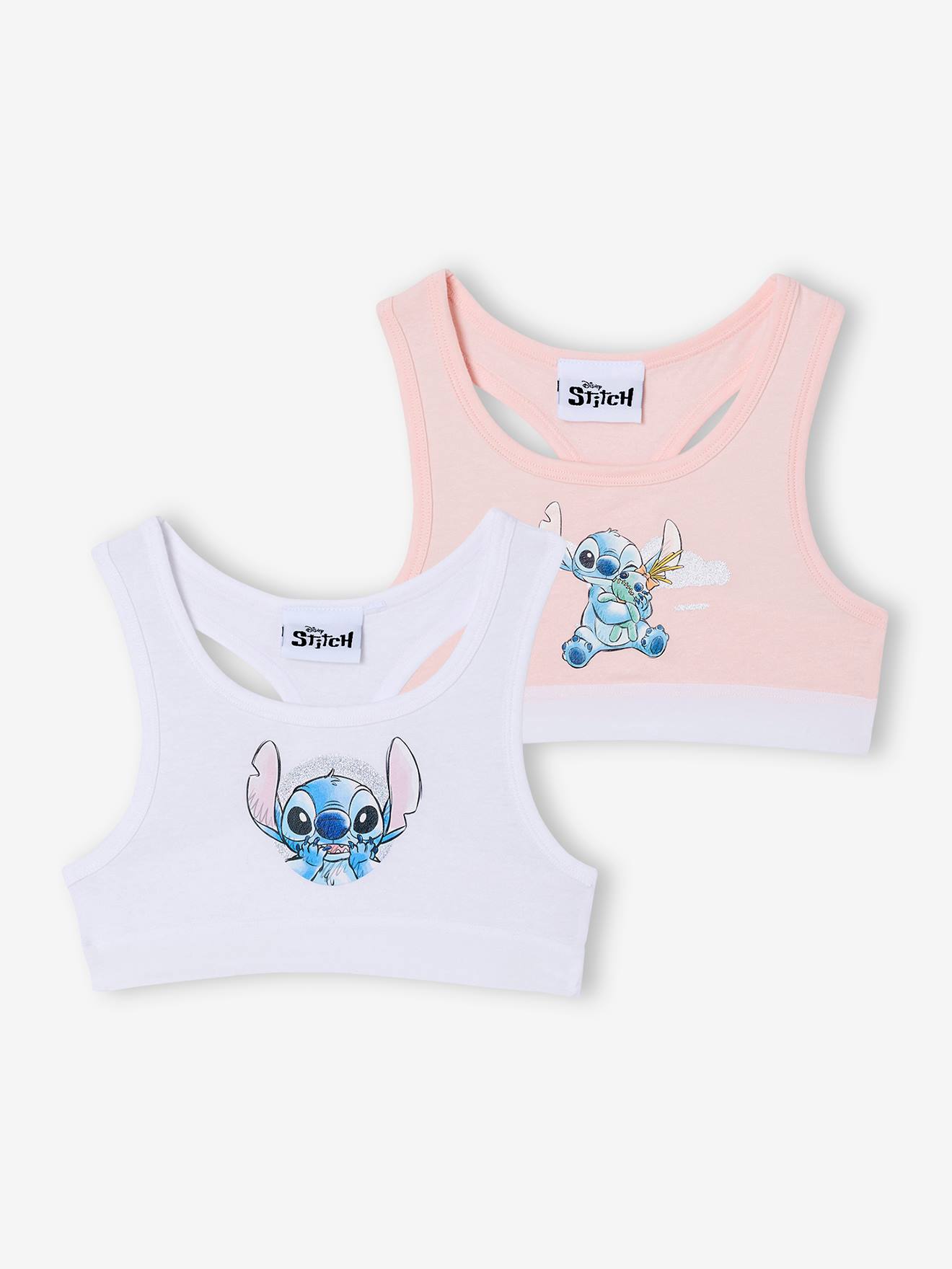 Lot de 2 brassières Disney Lilo & Stitch fille assortis