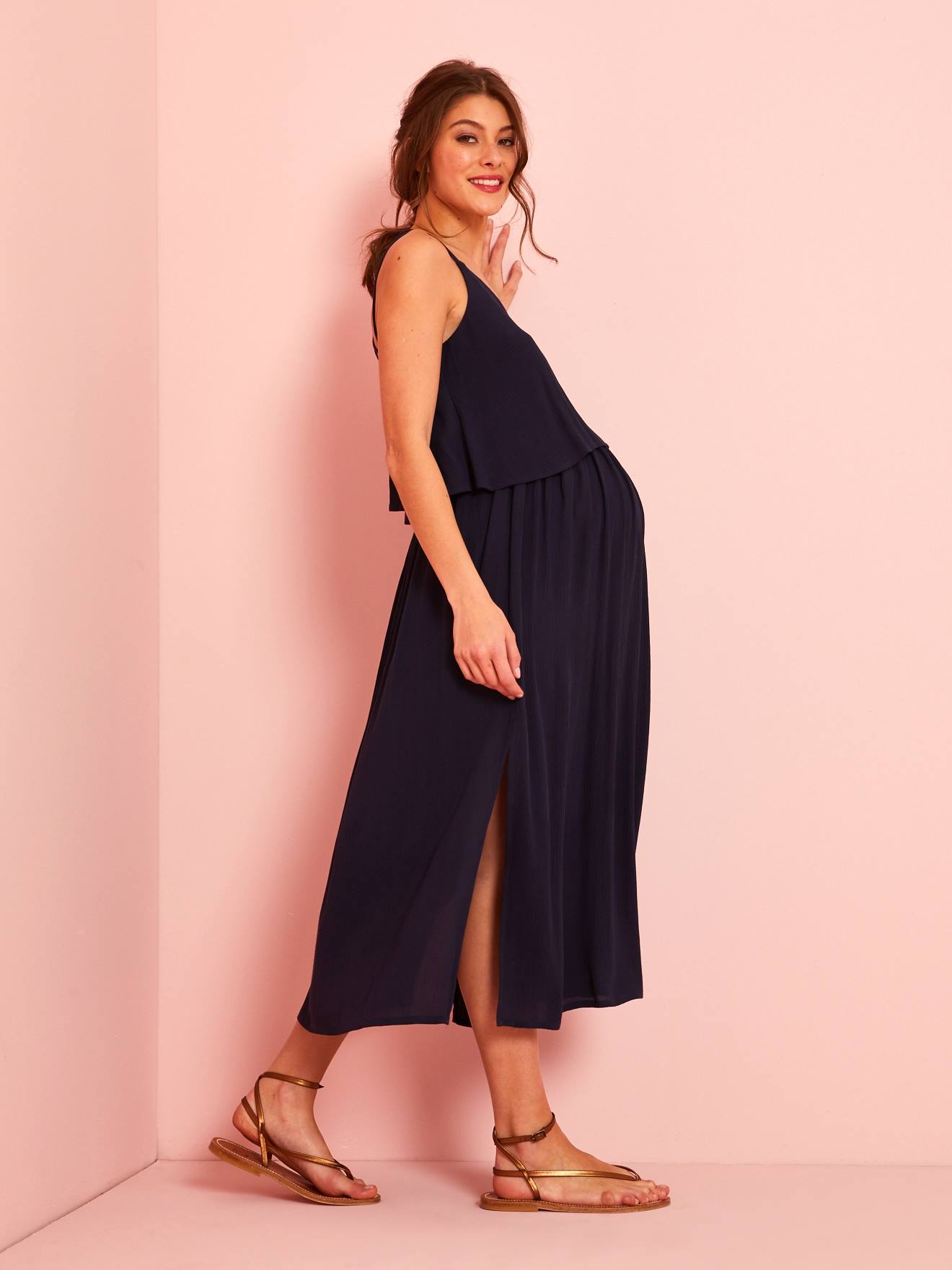 robe longue grossesse vertbaudet