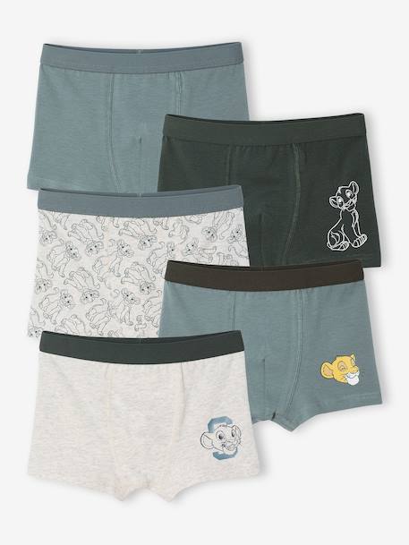 Garçon-Lot de 5 boxers Disney Le Roi Lion