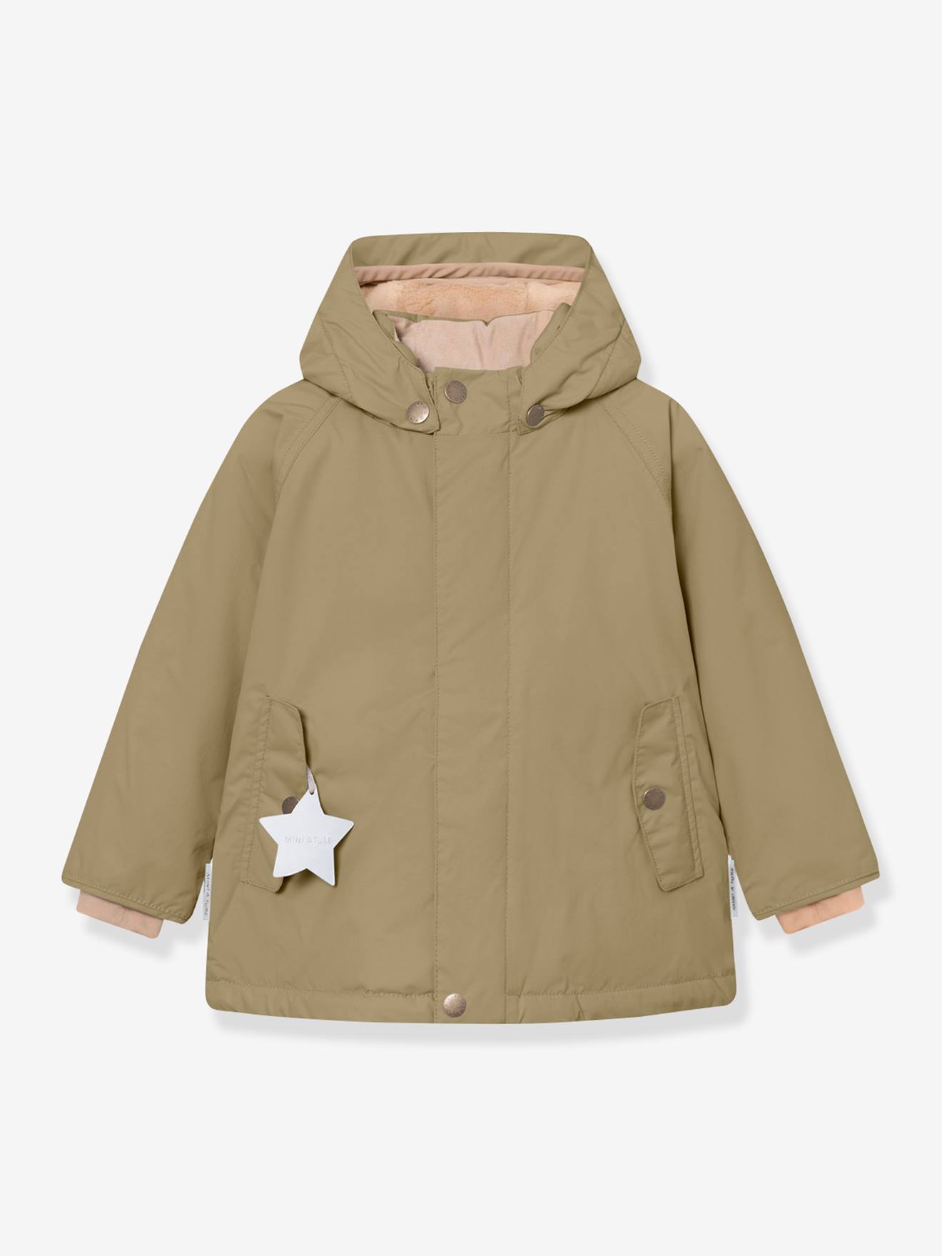 Veste d'hiver avec doublure polaire MATWALLY enfants MINI A TURE vert sauge